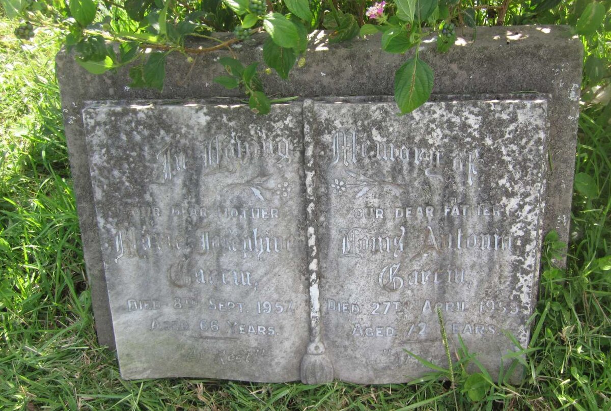 Garciu Louis Antonio -1959 &amp; Marie Josephine -1957