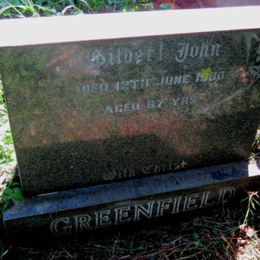 GREENFIELD Gilbert John -1980