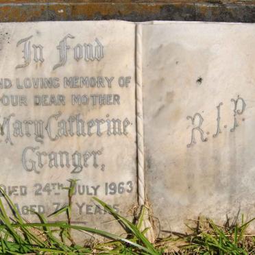 GRANGER Mary Catherine -1963