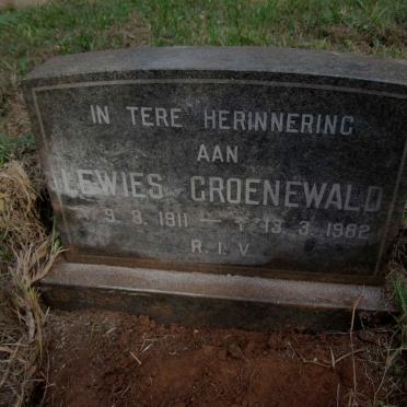 GROENEWALD Louis Petrus Phillippus 1911-1982