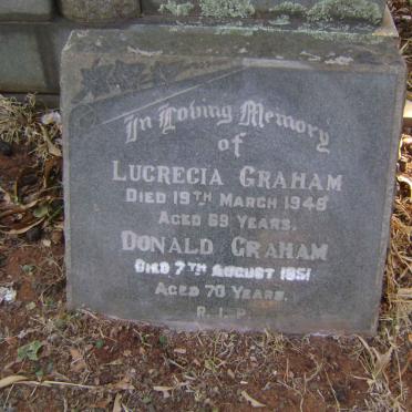 GRAHAM Donald -1951 &amp; Lucrecia -1948
