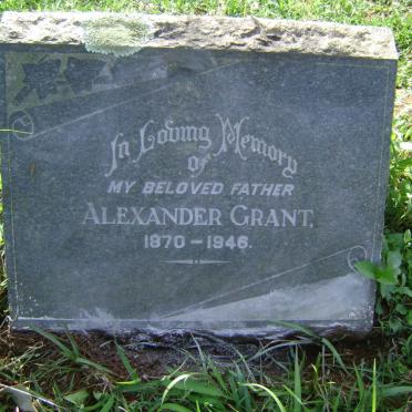 GRANT Alexander 1870-1946