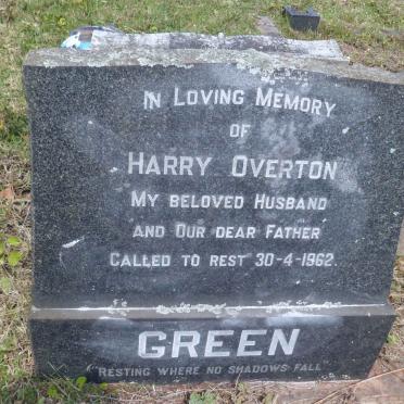 GREEN Harry Overton -1962
