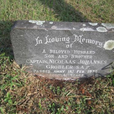 GROBLER Nicolaas Johannes -1970