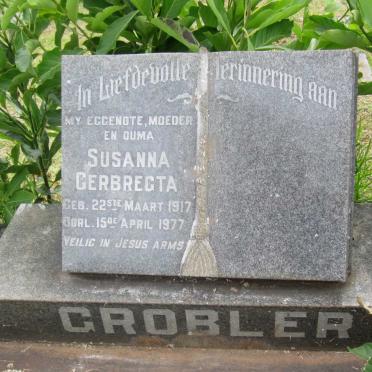 GROBLER Susanna Gerbregta 1917-1977