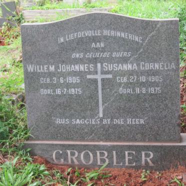 GROBLER Willem Johannes 1905-1975 &amp; Susanna Cornelia 1905-1975