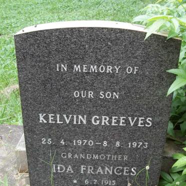 GREEVES Kelvin 1970-1973 :: FRANCES Ida 1915-1983
