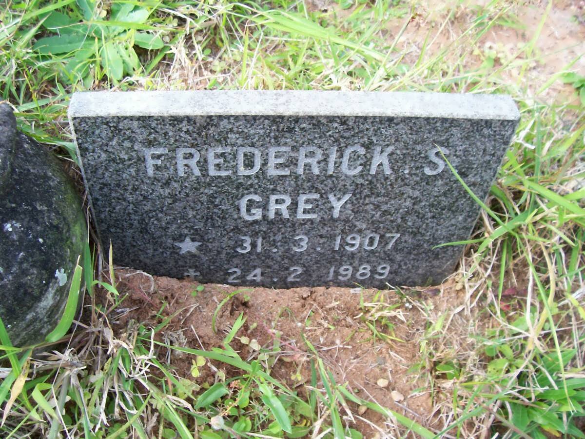 GREY W.S. 1936 &amp; S.F. -1955 :: GREY Frederick 1907-1989 :: POLLARD Sean W. 1988-1989