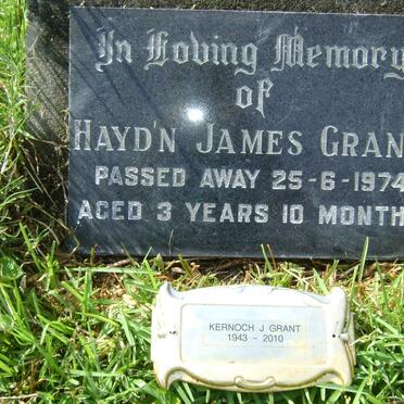 GRANT Hayd'n James -1974 :: GRANT Kernoch J. 1943-2010