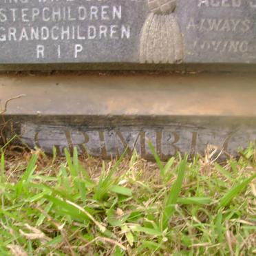 GRIMBECK Cecil -1986 :: GRIMBECK Margaret Florence -1969