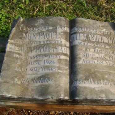 GRAHAM Montague -1926 &amp; Henrietta -1946 :: YOUNG Alexander -1929