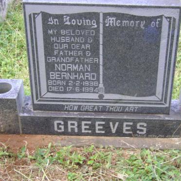 GREEVES Norman Bernhard 1938-1994