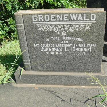 GROENEWALD Johannes L. 1917-1971