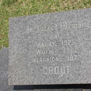 GROUT Harry -1925 :: GROUT Wilfred -1962 :: GROUT Veronica -1972