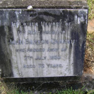 GRAHAM John Barton -1950