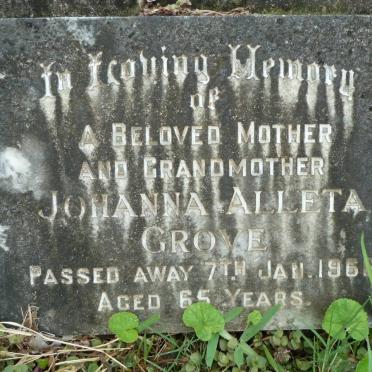 GROVE Johanna Alleta -1966