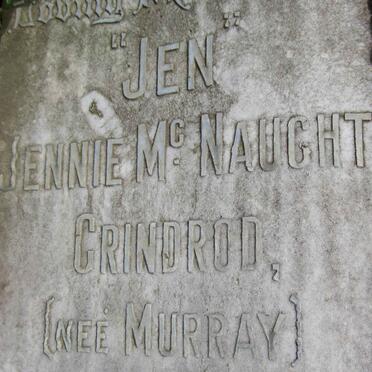 GRINDROD Jenny McNaught nee MURRAY -1945