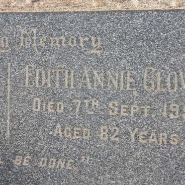 GLOVER William James -1915 &amp; Edith Annie -1953 :: GLOVER Percival David Frank -1958