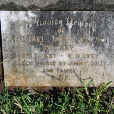 GLEESON Michael John 1887-1963