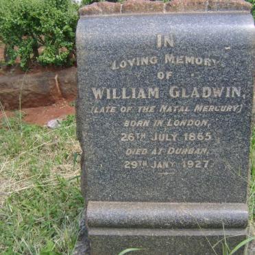 GLADWIN William 1865-1927