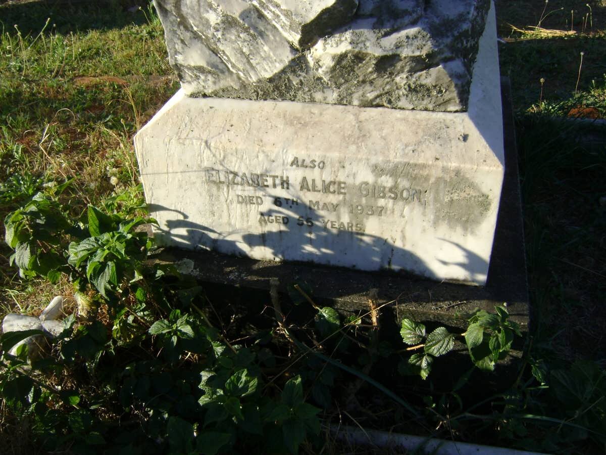 GIBSON Elizabeth Alice -1937