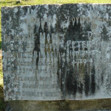 GIBSON Peter -1932 &amp; Blanche Mary -1934 :: GIBSON Dennice Blanche -1934