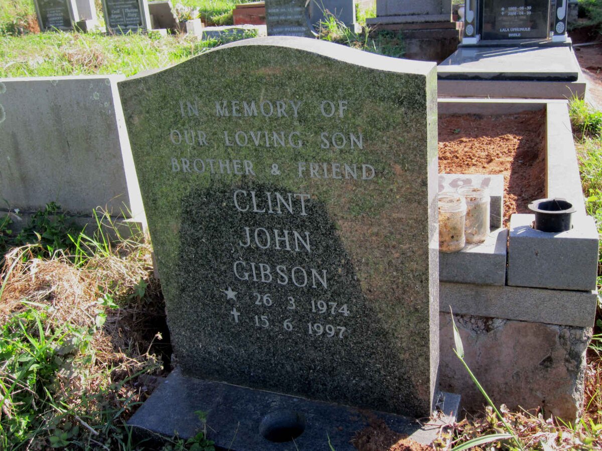 GIBSON Clint John 1974-1997