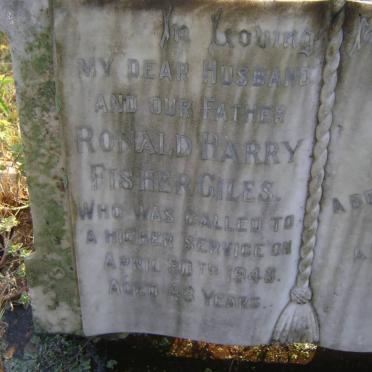 GILES Ronald Harry Fisher -1948