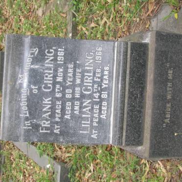 GIRLING Frank -1961 &amp; Lilian -1966