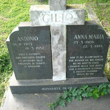 GILIO Antonio 1903-1952 &amp; Anna Maria 1906-1983 :: GILIO Domenico 1931-2007