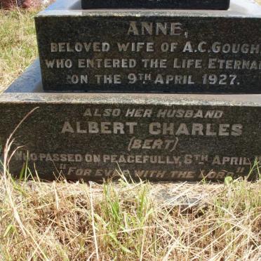 GOUGH Albert Charles -1942 &amp; Anne -1927