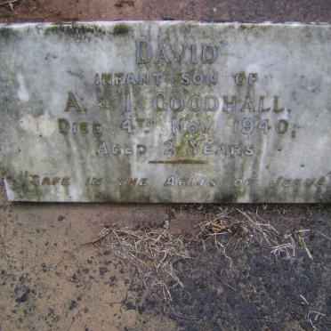 GOODHALL David -1940