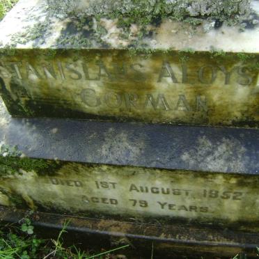 GORMAN Stanislaus Aloysius -1952