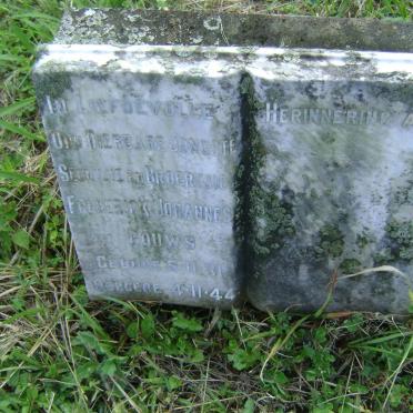 GOUWS Frederick Johannes 1931-1944 