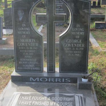 GOVENDER George 1910-1968 :: GOVENDER Morris 1943-2013