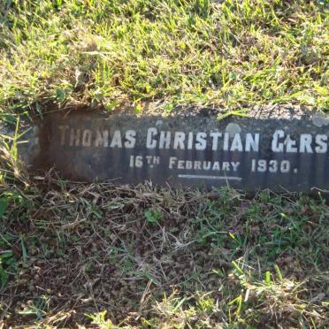 GERSBACK Thomas Christian -1930