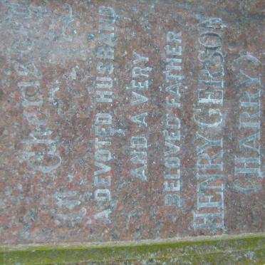 GERSON Henry 1898-1949 &amp; Patricia 1899-1974