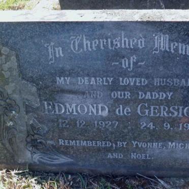 GERSIGNY Edmond, de 1927-1961