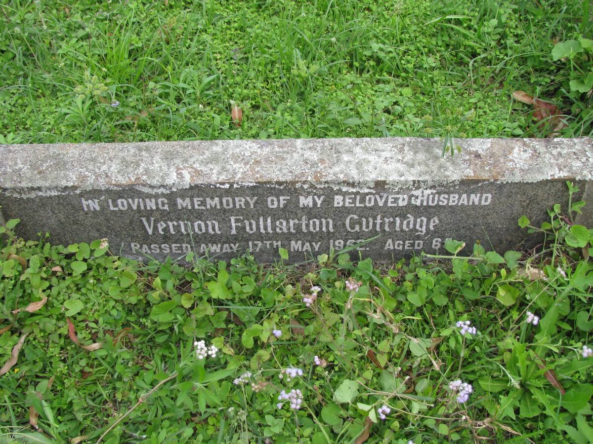 GUTRIDGE Vernon Fullarton -1952