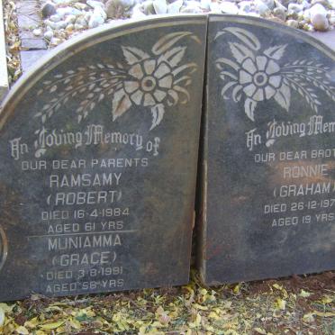 GURRIAH Ramsamy -1984 &amp; Muniamma -1991 :: GURRIAH Ronnie -1973