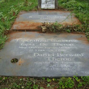 GUTIERREZ Raimundo 1872-1950 :: THERON Daniel Bernard 1908-2001 &amp; Esperanza Gutierrez Tapia De 1901-1996