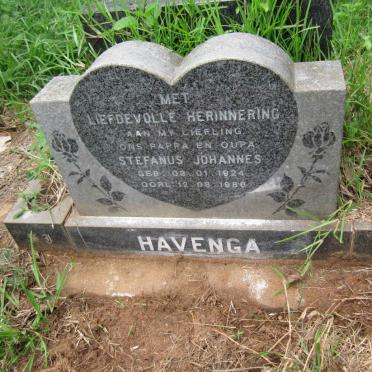 HAVENGA Stefanus Johannes 1924-1986