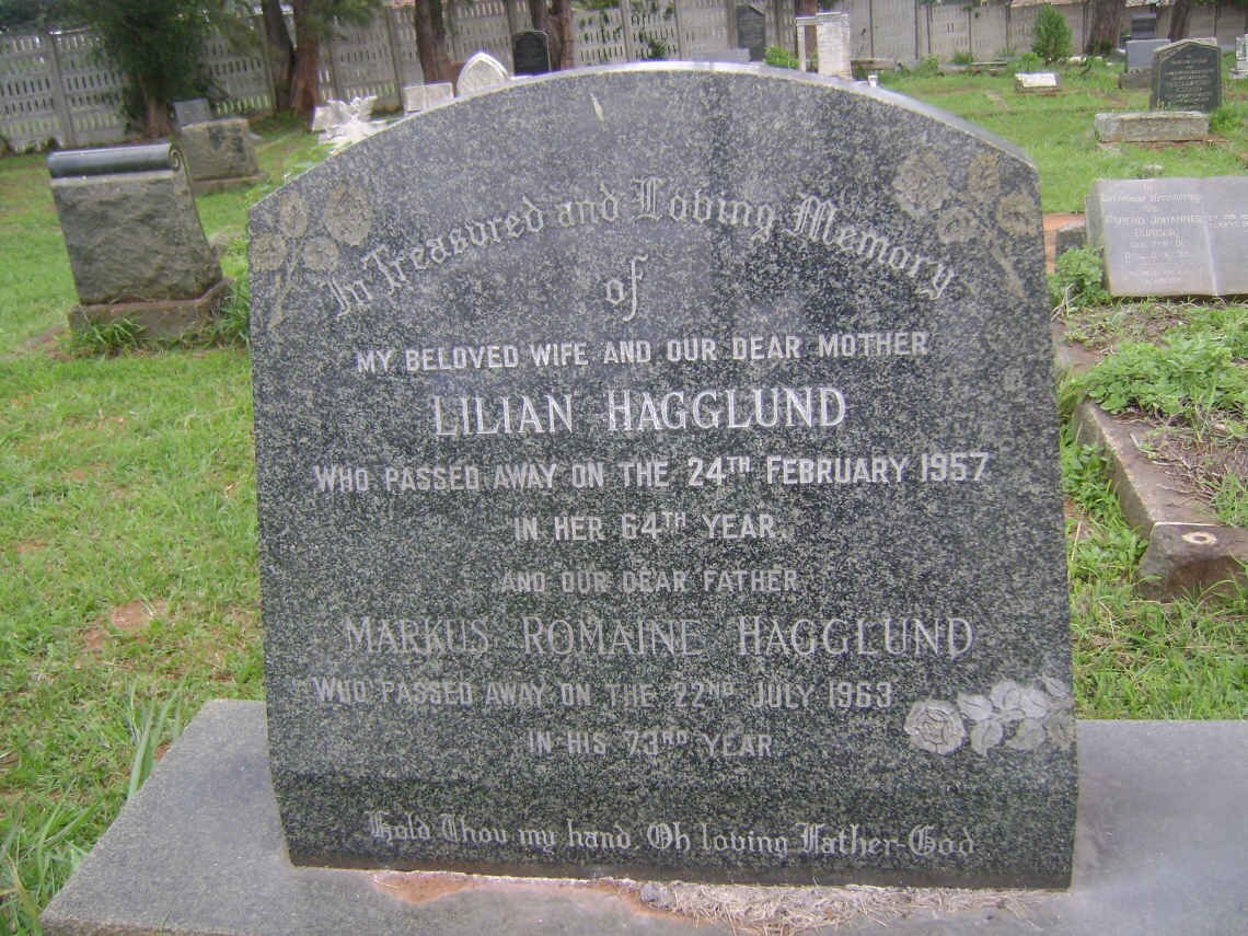 HAGGLUND Markus Romaine -1963 &amp; Lilian -1957