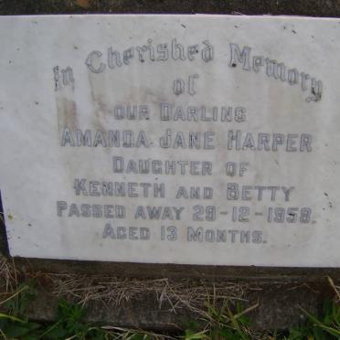 HARPER Amanda Jane -1958