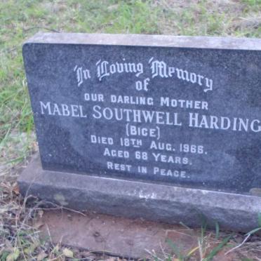 HARDING Mabel Southwell  -1966