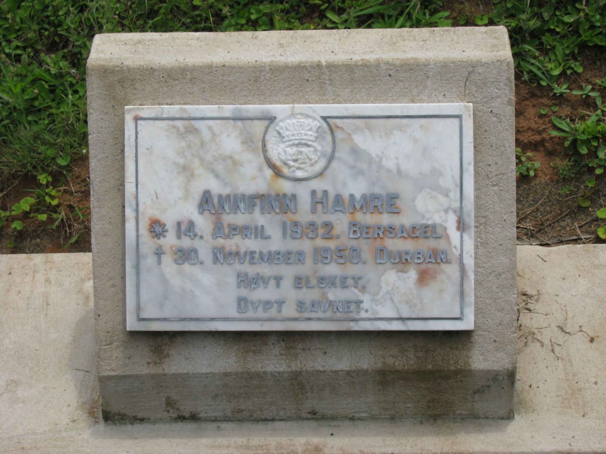 HAMRE Annfinn 1932-1950