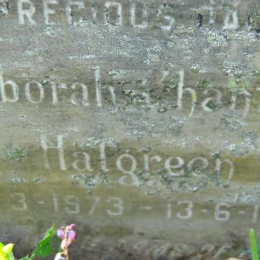 HALGREEN Deborah Chantell 1973-1974