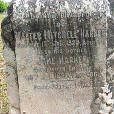 HARKER Walter Mitchell -1928 :: HARKER Jane -1928
