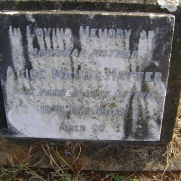 HAYTER Alice Maude -1943