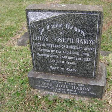HARDY Louis Joseph -1953 :: HARDY Louis John -1955